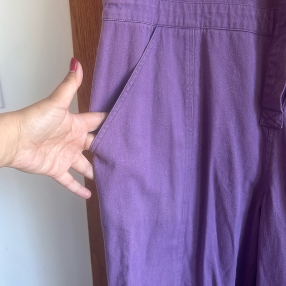 Back Beat Co. Purple Short Sleeve Jumpsuit - Picture 6 of 7